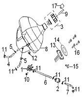Бак топливный КВАДРОЦИКЛА STELS ATV 100 C