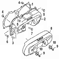 Крышка вариатора КВАДРОЦИКЛА STELS ATV 100 C