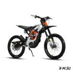 Электромотоцикл WHITE SIBERIA SUR-RON X Light bee 6000W 60V40AH (серебро)