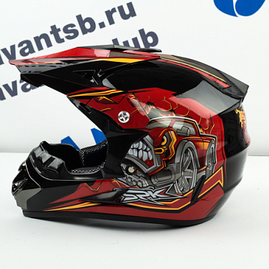 Шлем кроссовый Avantis SPK, Черный