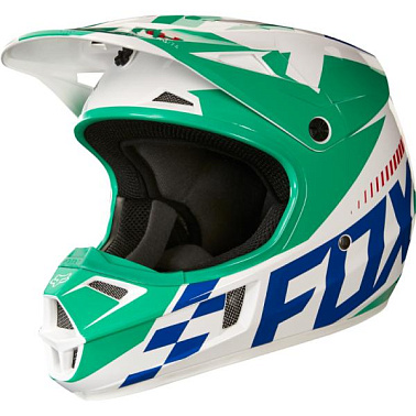 Мотошлем подростковый Fox V1 Sayak Youth Helmet Green