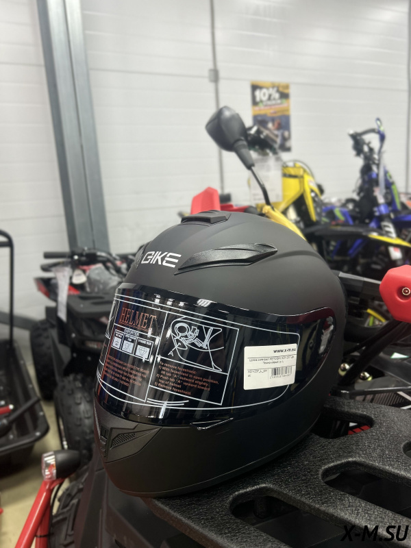 Шлем интеграл HETOSHI XD1-237 цв. Темно-серый  р. XXL