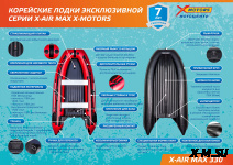 Лодка Smarine X-AIR MAX 340(X-MOTORS EDITION)