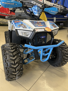 Квадроцикл PROMAX МАЙНКРАФТ KIDS 125 Синий- белый