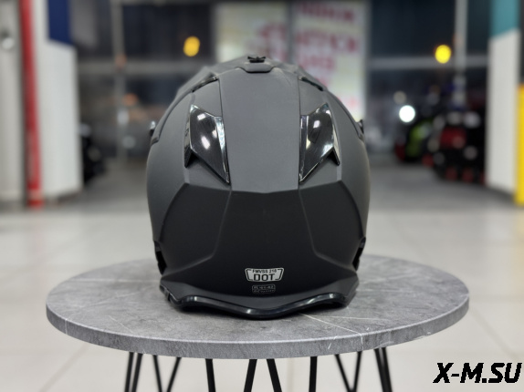 Шлем кроссовый HETOSHI XD1-50 цв. Черный матовый р. M 