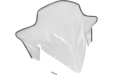 Стекло ветровое для снегохода POLARIS VOYAGER 600, INDY VOYAGER 550 (2014) (выс.52см, толщ.2мм,ПЭТг)