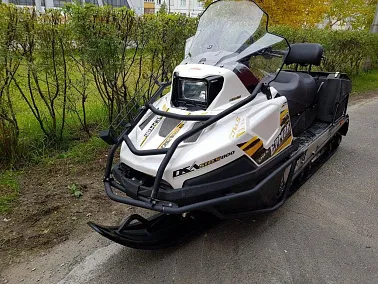 Бампер для снегохода Ермак (комплект Охотник) Alf черная